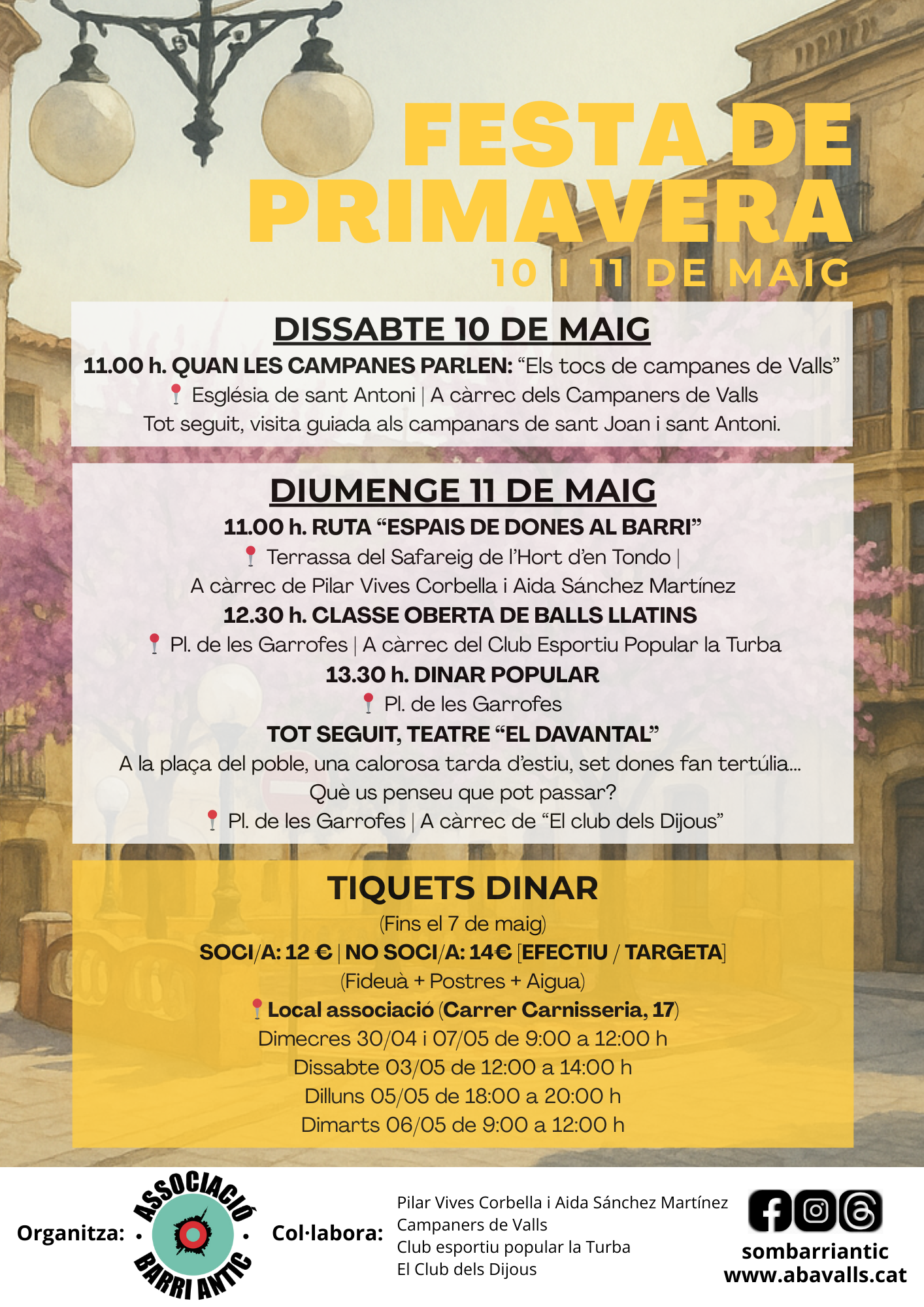 Torna la Festa de Primavera al Barri Antic!