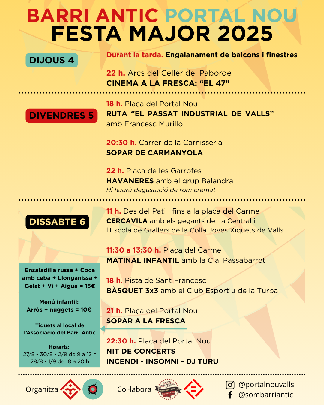 🎉 Festa Major del Barri Antic – Portal Nou 2025